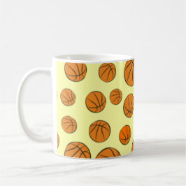 Basketball Balls naadloos patroon Koffiemok
