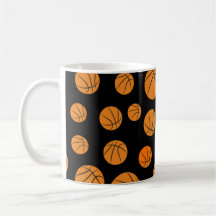 Basketball Balls naadloos patroon