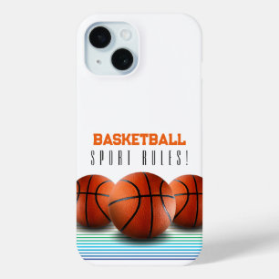 Basketball Balls Sportregels iPhone 15 Case