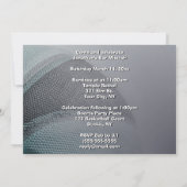 Basketball Bar Mitzvah Kaart (Achterkant)