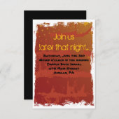 Basketball Bar Mitzvah Party Kaart (Voorkant / Achterkant)