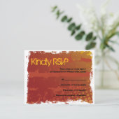 Basketball Bar Mitzvah Reply Card RSVP Kaartje (Staand voorkant)