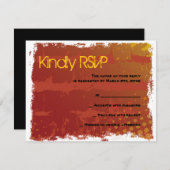 Basketball Bar Mitzvah Reply Card RSVP Kaartje (Voorkant / Achterkant)