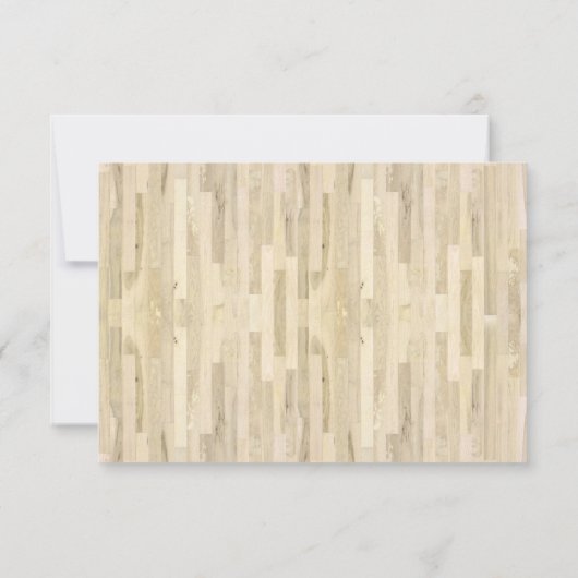 Basketball Bar Mitzvah RSVP (Achterkant)