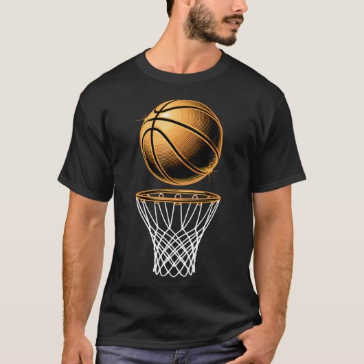Basketball Basket  Ball Basketball Player Fan Dad  T-shirt (Voorkant)