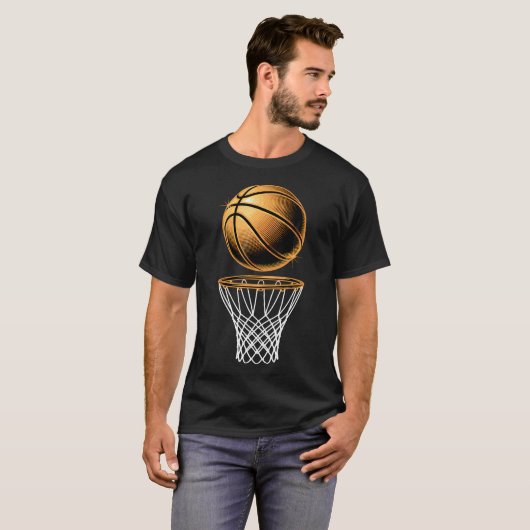 Basketball Basket  Ball Basketball Player Fan Dad  T-shirt (Voorkant volledig)