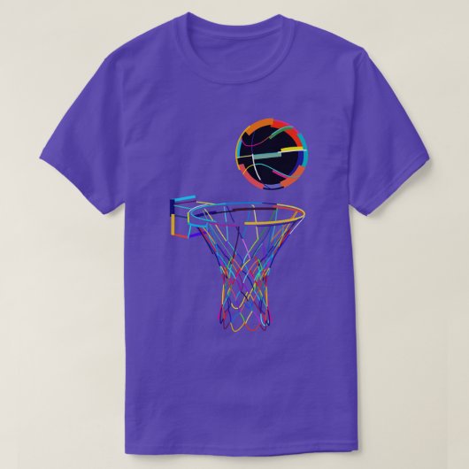 Basketball Basketball Colorful T-shirt (Design voorkant)