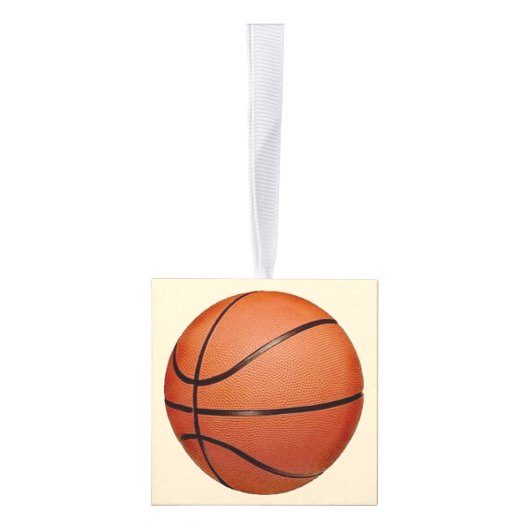 Basketball Basketball Design Cube Ornament (Rechts)
