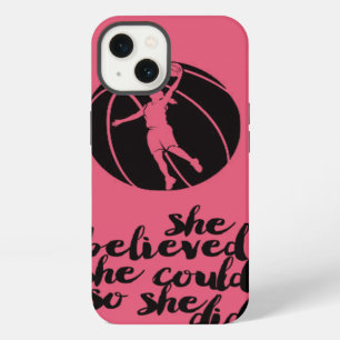 Basketball Bazel Girly Teen Girl Coach iPhone 13 Hoesje