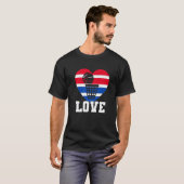 Basketball Bazel Love Heart Passion Game T-shirt (Voorkant volledig)
