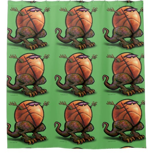 Basketball Beast Douchegordijn (Voorkant)