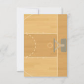 Basketball Bedankkaart (Achterkant)