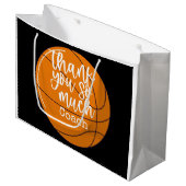 Basketball bedankt coach groot cadeauzakje (Voorkant Gekanteld)
