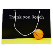 Basketball bedankt coach groot cadeauzakje (Voorkant)