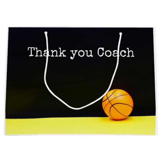 Basketball bedankt coach groot cadeauzakje (Voorkant)