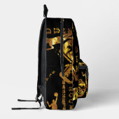 BASKETBALL BEDRUKTE RUGZAK (Links)