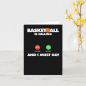 Basketball belt en ik moet gaan kaart (Gele Bloem)