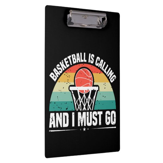 Basketball belt en ik moet gaan klembord (Rechts)