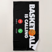 Basketball belt en ik moet gaan strandlaken (Voorkant)