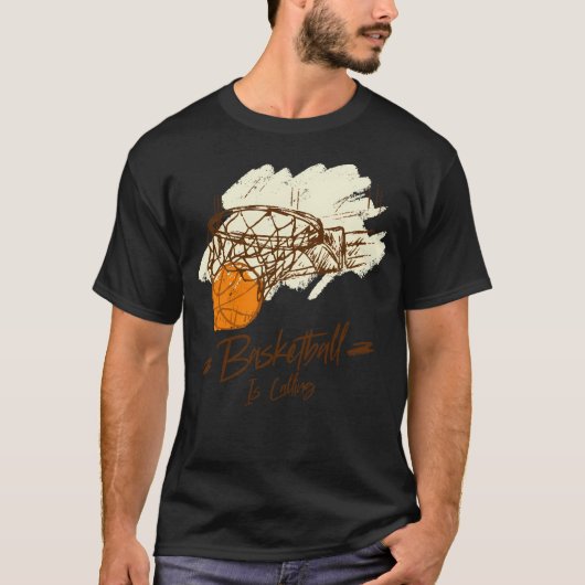 Basketball belt en ik moet gaan t-shirt (Voorkant)