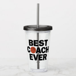 Basketball Beste coach ooit sport Acryl Drinkbeker