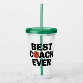 Basketball Beste coach ooit sport Acryl Drinkbeker