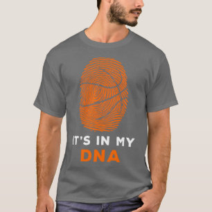 Basketball bevindt zich in mijn DNA FingerHoodie C T-shirt