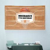 Basketball Birthday Banner backdrop (Beurs)