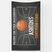 Basketball Birthday, Basketball-thema, Birthday  Spandoek (Verticaal)