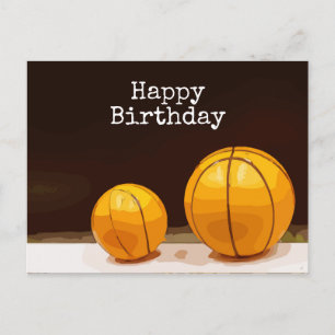 Basketball Birthday Briefkaart