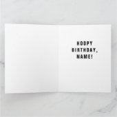 Basketball Birthday Funny Kaart (Binnen)