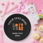 Basketball Birthday Gift, Basketball Player Papieren Bordje (Feest)