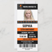 Basketball Birthday Girl, Basketball player Kaart (Voorkant)