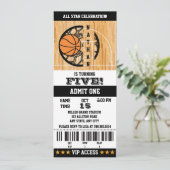 Basketball Birthday Kaart (Staand voorkant)