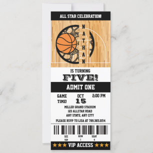 Basketball Birthday Kaart