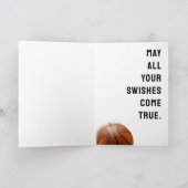 Basketball Birthday Kaart (Binnen)