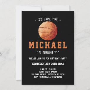Basketball Birthday Kaart
