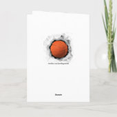 Basketball Birthday Kaart (Achterkant)