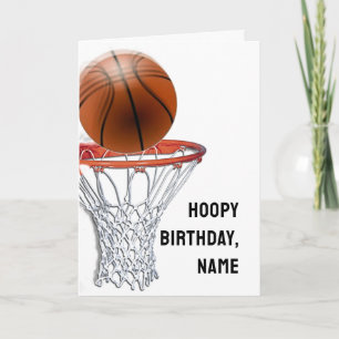 Basketball Birthday Kaart