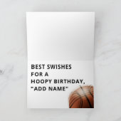 Basketball Birthday-kaart Kaart (Binnen)