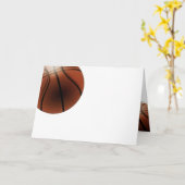 Basketball Birthday-kaart Kaart (Gele Bloem)