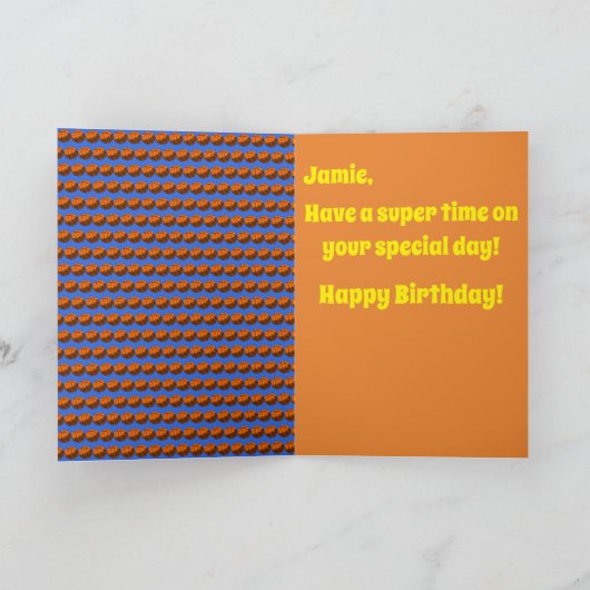 Basketball Birthday-kaart Kaart (Binnen)