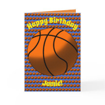 Basketball Birthday-kaart