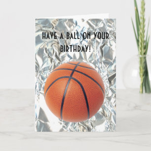 Basketball Birthday-kaart Kaart