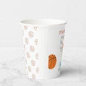 Basketball Birthday Papieren Bekers (Rechts)