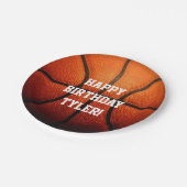 Basketball Birthday Papieren Bordje (Gekanteld)