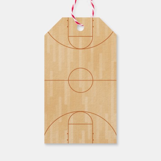 Basketball Birthday Party Cadeaulabel (Achterkant)