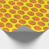 Basketball Birthday Party Cadeaupapier (Hoek)