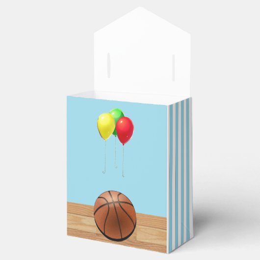 Basketball Birthday Party Favor Box Bedankdoosjes (Geopend)