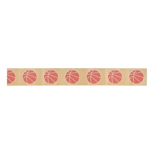 Basketball, Birthday Party Grosgrain Lint (Voorkant)